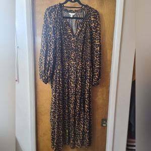 Leopard Terra & Sky Dress 2x